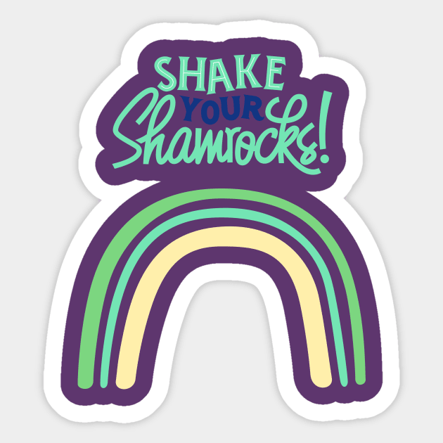 Shake your shamrocks Sticker by Benjamin Customs